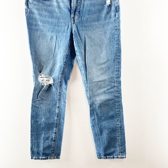 Madewell The Mid Rise Perfect Vintage Mom Ankle Jeans Blue 27 - Picture 8 of 11